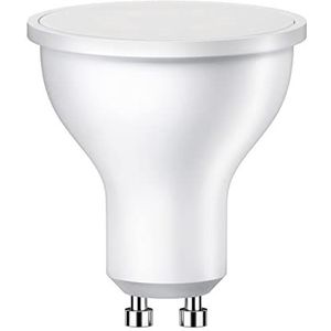 ledscom.de GU10 LED lamp, PAR16, wit (4000 K), 5 W, 450lm, 103°, mat, lamp, spot, spaarlamp, spot, 230V, halogeenvervanger, GU10 lampvoet