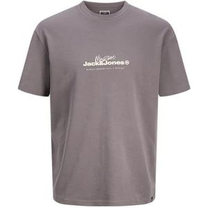 JACK & JONES JCOCHARLIE Branding Tee SS Crew Neck, shark, S