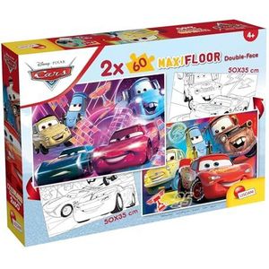 LISCIANI 97913 Disney Puzzle Maxifloor DF 2 x 60 Cars