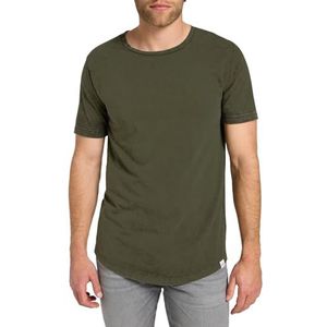 Lee Shaped Tee T-shirt voor heren, groen (olive night), M