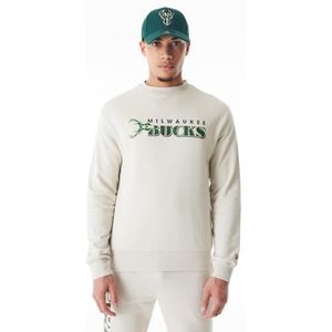 New Era Uniseks Milwaukee Bucks sweatshirt