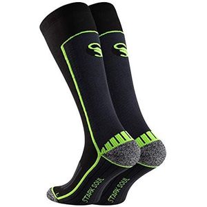 Stark - Sportsokken - Grijs Gemêleerd - Neongroen - Zwart