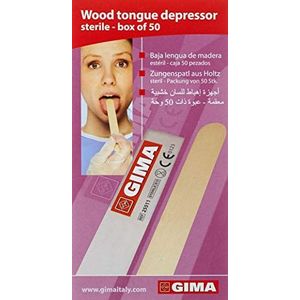 GIMA Wood Tongue Depressor - Steriele