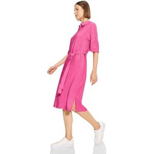 CECIL mousseline midi-jurk, Bloomy Pink, M