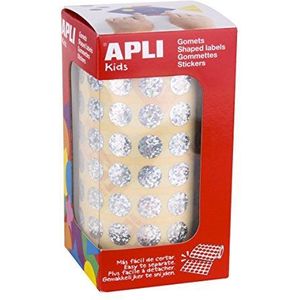 APLI Kids 11628 — Holografische ronde elastiekjes Ø 10,5 mm