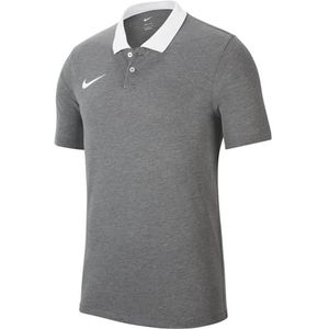 Nike Heren Short Sleeve Polo M Nk Df Park20 Polo Ss, Houtskool Heather/Wit/Wit, CW6933-071, S