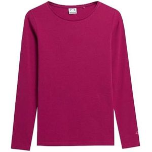 4F Longsleeve voor dames, Donker Roze, XS