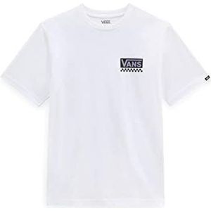 Vans Unisex kinderen Global Stack T-shirt, wit, 10-12 jaar