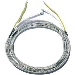SAF Wärmetechnik KM-HC-GS Glazen zijde geïsoleerde verwarmingsleiding, 1,0 m lengte, 100 watt, 230 volt