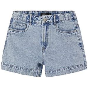 NAME IT Girl's NLFTONEIZZA DNM HW MOM NOOS Shorts, Light Blue Denim/Detail: Stonewash, 176, Light Blue Denim/Detail: stonewash, 176 cm