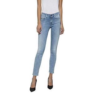 Replay Dames Luz High Waist Jeans, Lichtblauw 599-10, 28W x 32L