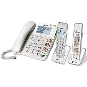 Geemarc AmpliDECT 295 - Senioren Mobility Pakket - Wit