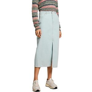 Pepe Jeans - PL901186PG2 - Midirok - Blauw - Katoen - Duurzaam