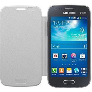 Samsung hoes beschermhoes flip case cover voor Samsung Galaxy Ace 3 - wit