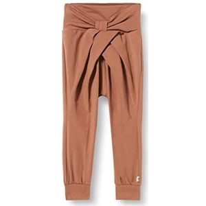 Müsli by Green Cotton Cozy Me Bow Pants voor babymeisjes, Brown Sugar, 56 cm