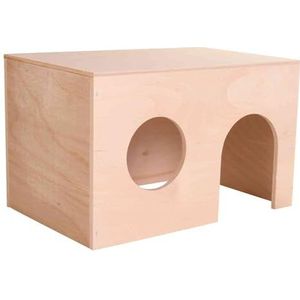 Trixie 60862 houten huis voor cavia's, 27 × 17 × 19 cm