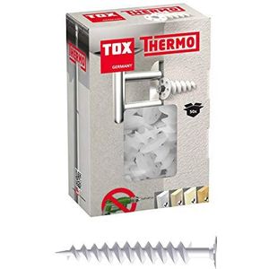 TOX Isolatiepluggen Thermo - 85 mm - pluggen zonder voorboren - 50 isolatiepluggen voor EPS 20, XPS 20, PUR en houtvezelplaten - 072100221