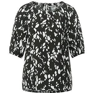 Street One Zomerblouse voor dames, volle olijf, 36