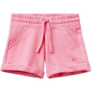 United Colors of Benetton Shorts voor meisjes en meisjes, Roze 38E, 160 cm
