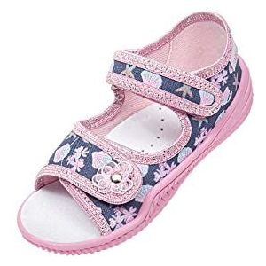 Vi-GGa-Mi Arielka slippers voor meisjes, Blue Pale Pink, 28 EU