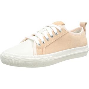 Clarks Roxby Lace Sneakers voor dames, Pale Peach Combi, 40 EU, Pale Peach Combi, 40 EU