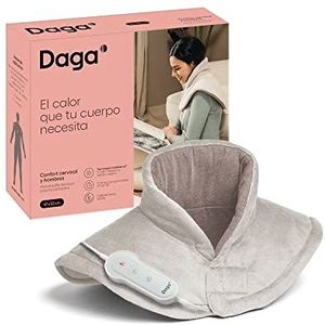 DAGA Thermokussen voor comfort in nek en schouders, Intellisense-technologie, dubbel weefsel, multi-temporier, 4 temperaturen, 47 x 52 cm