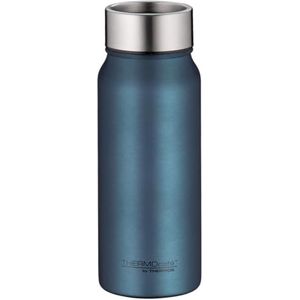 THERMOcafé by THERMOS TC DRINKING MUG blauw mat 0,50 l, thermobeker van roestvrij staal, isolatiebeker, koffiebeker om mee te nemen, lekvrij, 9 uur warm en 18 uur koud, vaatwasmachinebestendig,