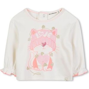 Billieblush U21462 T-shirt voor babymeisjes, Wit, 0 Maanden
