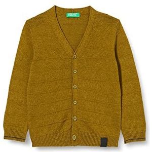 United Colors of Benetton Cardigan M/L 103EG6005 pullover, ockbruin 97B, XS voor kinderen