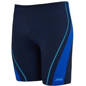 Zoggs Heren Ecolast + Eaton Mid Jammer, Navy-Light Blue, 32