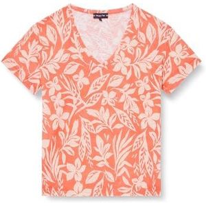 Armor Lux T-shirt met V-print, Npb Honolulu print, XS