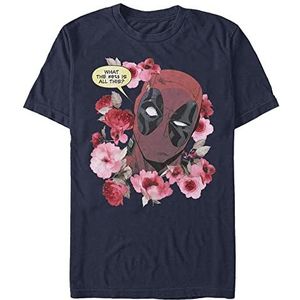 Marvel Deadpool - What is This Unisex Crew neck T-Shirt Navy blue M