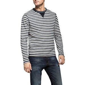 edc by ESPRIT sweatshirt voor heren, slim fit, gestreept