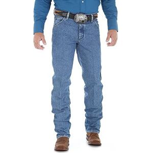 Wrangler heren Jeans Premium prestaties cowboy snijden normale pasvorm jeans, Steenwas, 31W / 36L