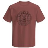 Jack & Jones - JPRBLUZACK - T-shirt - Cranberry/Zwart