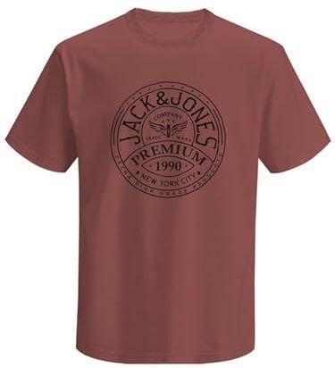 Jack & Jones - JPRBLUZACK - T-shirt - Cranberry/Zwart