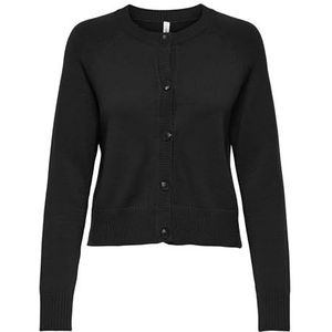 ONLY Onlkatia Ls korte cardigan Cc KNT, zwart, XL