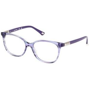 Skechers Women's SE2246 Prescription Eyewear Frames, Shiny Violet, 53, glanzend violet, 53