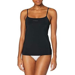 Emporio Armani Underwear Basic Bonding T-shirt voor dames, van microvezel, zwart, maat S, zwart, S