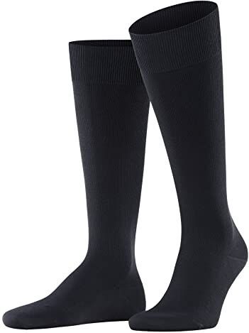 FALKE Heren Kniekousen Ultra Energizing M Kh katoen met compressie 1 paar, Blauw Dark Navy 6370, 45-46