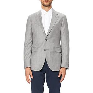 Hackett London lg stripe flan jkt heren jas, 9 hhlt grijs/beige, 42 NL