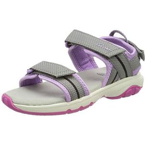 Clarks Expo Sea K sandalen voor meisjes, Donkergrijs Synthetisch, 29.5 EU