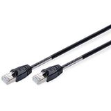 DIGITUS LAN kabel Cat 6 - 1m - Buiten netwerkkabel - S/FTP Afgeschermd - PoE+ & RJ45 - Compatibel met Cat 6A - Grijs