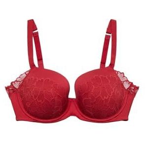 ESPRIT Gevoerde beha voor dames, rood, 80G