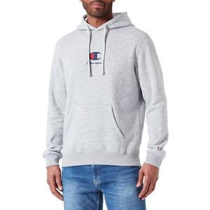 Champion Legacy Icons Plus-Heavy Fall Fleece Sweatshirt met capuchon voor heren, Lichtgrijs, XL