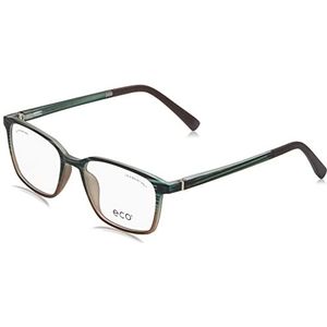 MODO & ECO Kasai Damesbril, Blauwe bark/bruin kleurverloop, 52