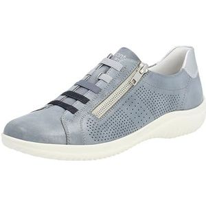 Remonte D1E02 Sneakers voor dames, blauw/zilver/blauw, maat 14, 40 EU, blauw zilver blauw 14, 40 EU