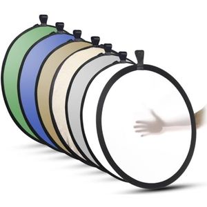 Walimex 7-in-1 vouwreflectorset (107 cm, met 7 verschillende hoezen).