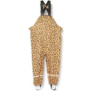 MIMO Meisjes regenbroek 34724969-MI01, zwart beige leo, 92, Zwart Beige Leo, 92 cm