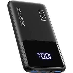 INIU Power Bank, 22.5 W snel opladen 10500 mAh draagbare oplader, externe batterij PD3.0 QC4.0, Powerbank (USB C Input&Output) Ultra Slim batterij voor iPhone 13 Pro Max iPad Samsung Xiaomi Huawei etc